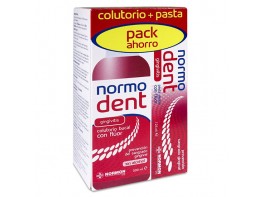 Imagen del producto Normodent Gingivitis pack pasta dental + colutorio 125ml + 500ml